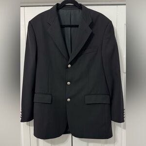 Yves Saint Laurent Black Blazer with Silver Buttons